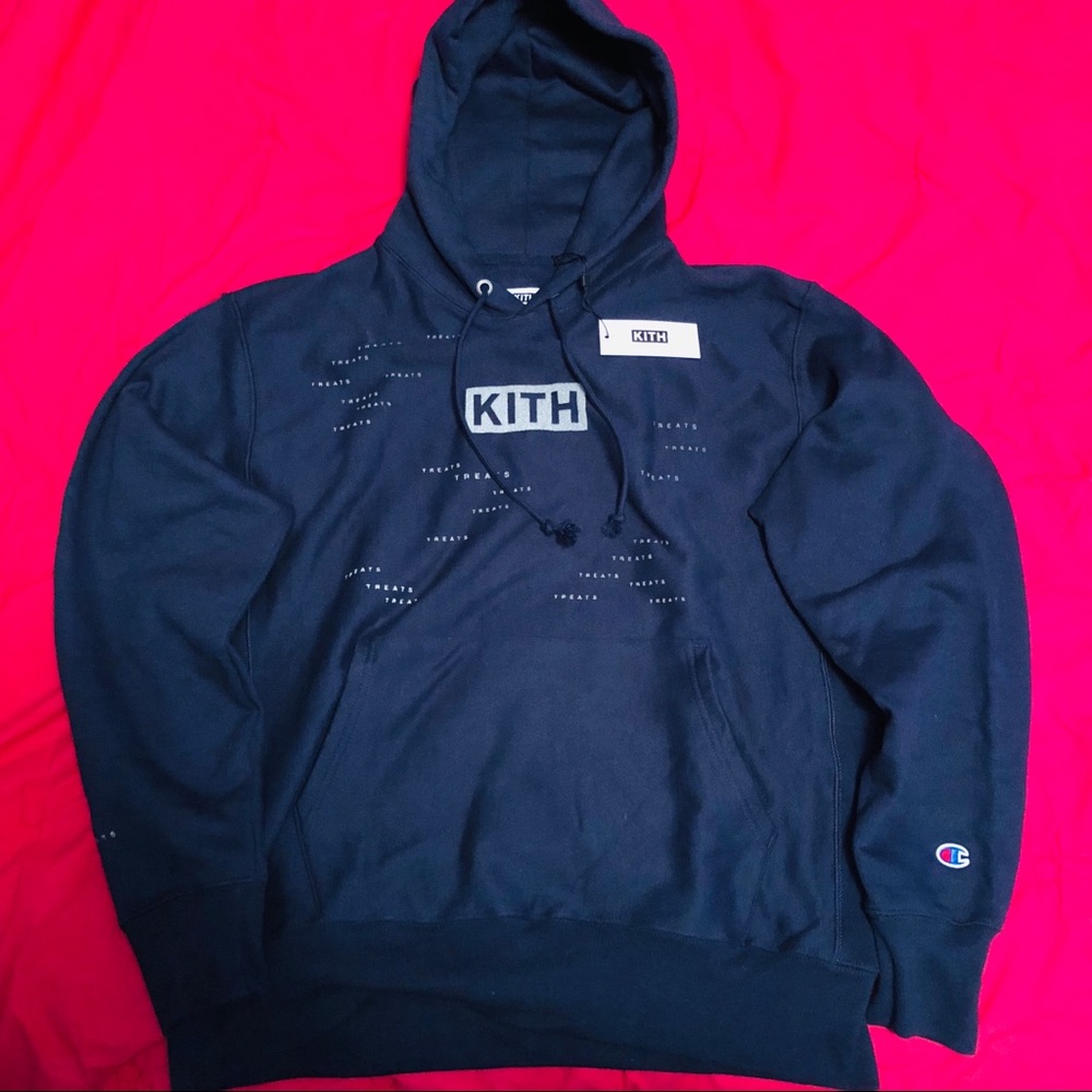 *Sold off posh* Kith Treats Encrypted Hoodie Navy